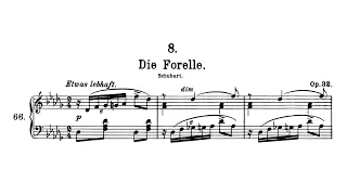 Schubert, Die Forelle op. 32 (score)