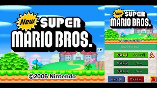 DS Longplay - New Super Mario Bros | 100% Completion - All 3  File Stars - All Levels and Star Coins