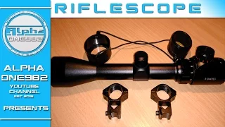 Rifle Scope 3-9x40 EG Illuminated Optics  - Unboxing and quick review