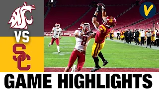 Washington State vs #20 USC Highlights | College Football Week 14 | 2020 College Football Highlights