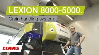 CLAAS LEXION 8000-5000. Grain handling system.