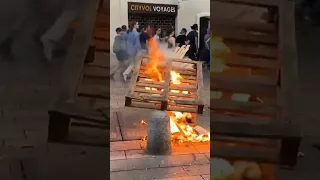 Aujourd'hui débuts des tensions à Montpellier #montpellier