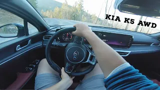 The 2021 Kia K5 Has Great Tech, Good Driving Dynamics, & An Agricultural Engine - K5 GT-Line AWD