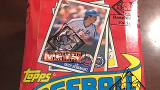 1985 Topps Baseball Box Break