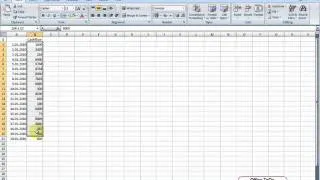 How to easily apply different colors to cells depending on their value? | Excel 2007