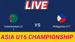 Turkmenistan U17  vs Philippines U17 2022 AFC U16 Championship