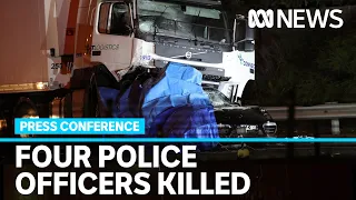 Four police officers killed in multi-vehicle crash in Melbourne | ABC News