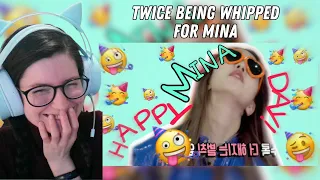 Reacting to 'Twice members being whipped for Mina' @SANAPOTTER29