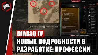 Новые подробности в разработке Diablo IV: Профессии