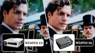 WZATCO C3 vs WZATCO C6 - What is the best projector? Side by side images