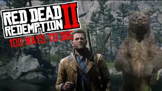 Red Dead Redemption 2 Funny 100 ways to die (Part 1)