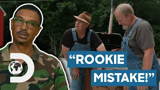 Richard Turns To Mark & Digger To Fix His Crushed Still | Moonshiners