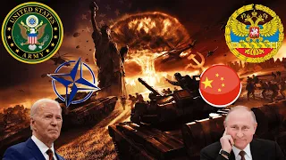 World War 3 Scenario with Army Sizes NATO vs Russia-China