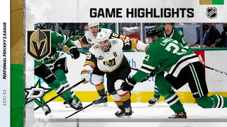 Golden Knights @ Stars 10/27/21 | NHL Highlights