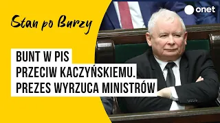 Bunt w PiS przeciw Kaczyńskiemu. Prezes wyrzuca ministrów