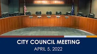 Cupertino City Council Meeting - April 5, 2022 (Part 1)