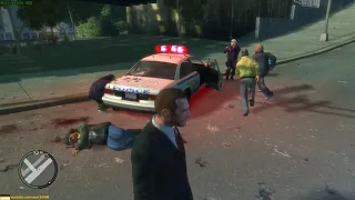 GTA 4 - The men protected the girl - My mod