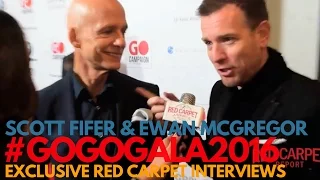 Scott Fife & Ewan McGregor interviewed at 10th GO Campaign Gala #‎GOGOGala2016 #WeAskMore