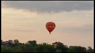 Деревня Дракино, полет на воздушном шаре