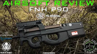 Airsoft Review #151 Krytac FN Herstal P90 Krytac/EMG/Cybergun (GUNS AND TARGETS) [FR]