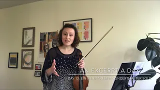 An Excerpt A Day with violinist Audrey Wright: Day 13, Ein Heldenleben Concertmaster Solo