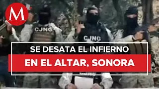 Detienen a 4 presuntos sicarios del Cártel de Sinaloa en Altar, Sonora