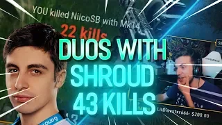 43 KILLS IN DUOS ON NEW MAP - CHAD & SHROUD PUBG DUOS