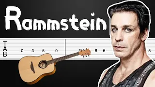 Ich Will - Rammstein Guitar Tutorial, Guitar Tabs, Guitar Lesson