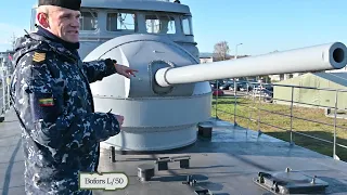 Kokiomis aplinkybėmis Bofors pabūklai atkeliavo į Lietuvos kariuomenės Karines jūrų pajėgas?
