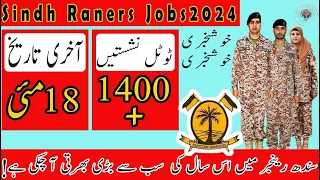 Pakistan Rangers Sindh Latest Job 2024 Advertisment | Sindh Rangers Job 2024