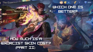 EXORCIST EVENT IS FINALLY HERE! HOW MUCH IS ONE EXORCIST SKIN HAYABUSA & GRANGER MLBB PART II