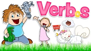 Basic verbs in english and spanish for kids