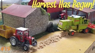 Harvest Has Begun! The Big 1/32 Model Farm Diorama Day 20!
