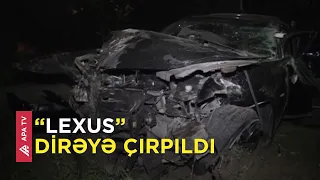 Mingəçevirdə qəza: Maşın parka girdi, 1 nəfər öldü, azyaşlılar... – APA TV