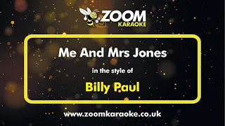 Billy Paul - Me And Mrs Jones - Karaoke Version from Zoom Karaoke