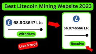 Litecoin Mining Site With Payment Proof|| Free Ltc Mining