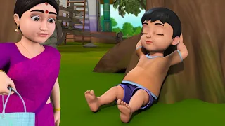 Lazy Boy Song | Kannada Rhymes for Children | Infobells