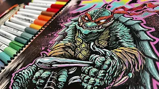 DRAWING TEENAGE MUTANT NINJA TURTLES | MEETING KEVIN EASTMAN