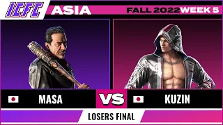Masa (Negan) vs Kuzin (Steve) - Losers Final ICFC TEKKEN Asia: Fall 2022 - Week 5