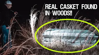 (Police Called) RANDONAUTICA IS TERRIFYING - REAL CASKET FOUND IN THE WOODS