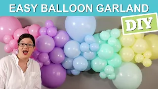DIY Pastel Balloon Garland