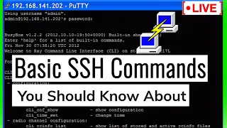 [🔴LIVE] Basic SSH Commands you should learn about| PuTTy