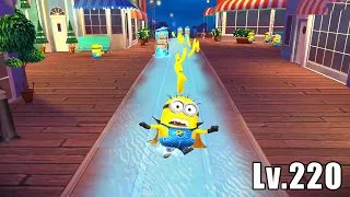 Minions PC game Minion rush Vampire minion collect 4.3K bananas in a run at Pier 12 | Lv.220 | Ep 65