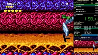 "Battletoads" (Sega Genesis): "Any%" speedrun in 22:37