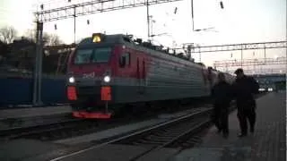 Отправление ЭП1М-700 с поездом Северобайкальск — Анапа