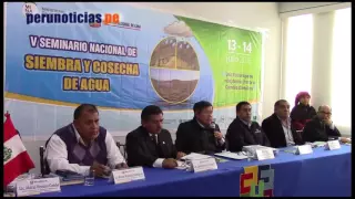 V Seminario Nacional Siembra y Cosecha de Agua en Huaura