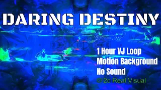 1 HOUR VJ LOOP | Daring Destiny | Motion Background No Sound | Intense 4K Ultra HD Visuals