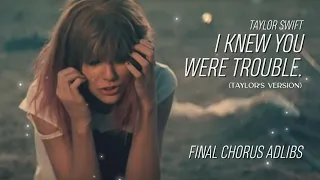 Taylor Swift - I Knew You Were Trouble (Taylor's Version) (Final Chorus Adlibs / Hidden Vocals)