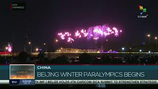 The Winter Paralympics were opened by Chinese president Xi Jinping