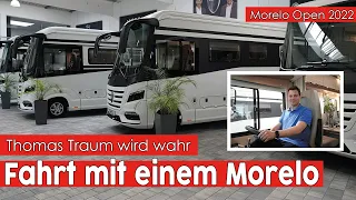 Fahrt mit einem Luxus-Wohnmobil 🤩Morelo Loft Liner 🚐MORELO OPEN 2022